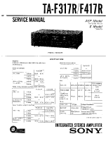 Sony TA-F417R - Service Manual 